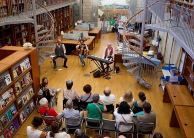 Groupe Piatone, Concert dans une bibliothèque à Toulouse